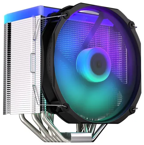 Endorfy Fortis 5 ARGB / Chladič CPU / 140 mm / 1400 RPM / 220W TDP / ARGB / 6 heatpipes / PWM / pro Intel & AMD