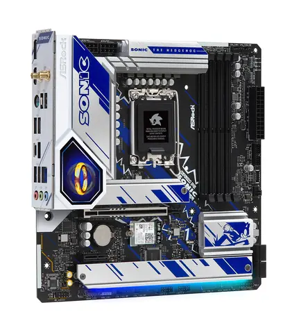 ASRock B760M PG SONIC WIFI / B760 / LGA 1700 / 4x DDR5 / PCIEx16 / 1x 2.5GLAN / Wi-Fi / mATX