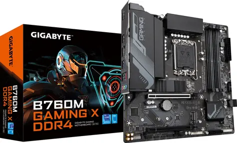 GIGABYTE B760M GAMING X DDR4 / B760 / LGA 1700 / 4x DDR4 / PCIEx16 / 1x 2.5GLAN / mATX