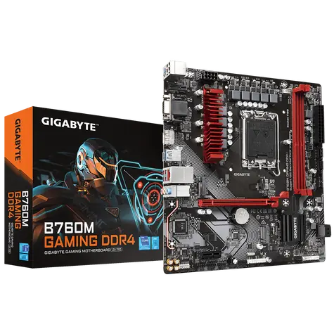 GIGABYTE B760M GAMING DDR4 / B760 / LGA 1700 / 2x DDR4 / PCIEx16 / 1x 2.5GLAN / mATX