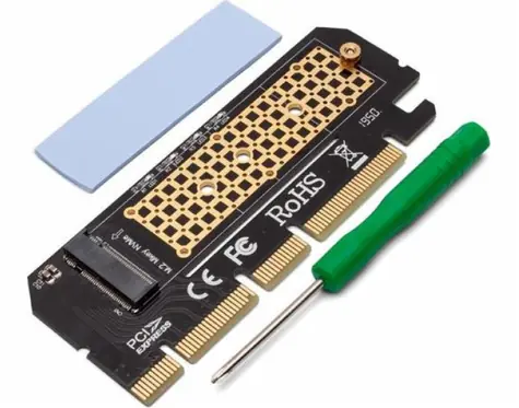 SAVIO AK-41 PCI-E M2 NVME Adaptér / M.2 NVMe M-Key PCI-E 