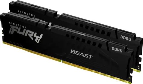 Kingston Fury Beast Black 64GB (2x32GB) DDR5 5600MHz EXPO / CL36 / DIMM / On-Die ECC / EXPO / XMP / 1.25V