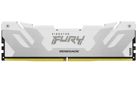 Kingston Fury Renegade White 16GB (1x16GB) DDR5 6400MHz / CL32 / DIMM / On-Die ECC / XMP / 1.4V