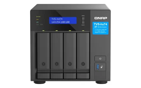 QNAP TVS-h474-PT-8G / Intel Pentium G7400 3.7GHz / 8GB DDR4 / 4x3.5
