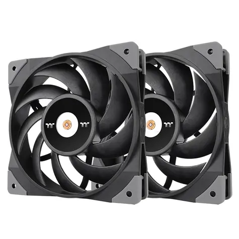 Thermaltake Toughfan 12 Performance Fan PWM 2ks / Hydraulic Bearing Gen.2 / 120mm / 22.3dB @ 2000rpm / 4 pin 