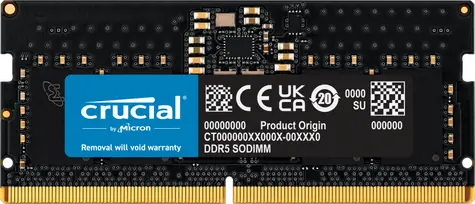 Crucial 8GB (1x8GB) 4800MHz / DDR5 / SO-DIMM / CL40 / 1.1V
