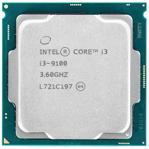 Intel Core i3-9100 @ 3.6GHz - TRAY / TB 4.2GHz / 4C4T / L3 6MB / UHD Graphics 630 / 1151 / Coffee Lake / 65W