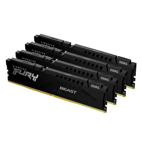 Kingston Fury Beast Black 64GB (4x16GB) DDR5 5200MHz / CL40 / DIMM / XMP