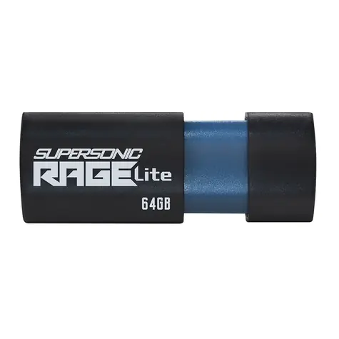 Patriot Supersonic Rage Lite 64GB černá / Flash Disk / USB 3.2 Gen 1 - (USB-A 3.0)