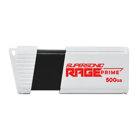 Patriot Supersonic Rage Prime 500GB bílá / Flash Disk / USB 3.2 Gen 2 - (USB-A 3.1)