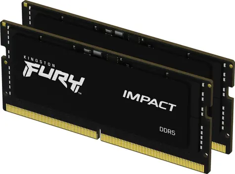 Kingston FURY Impact 32GB (2x16GB) DDR5 6000MHz / CL38 / SO-DIMM / XMP 3.0 / 1.35V