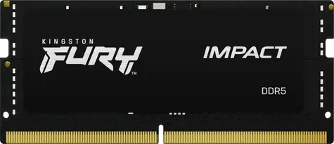 Kingston FURY Impact 16GB (1x16GB) DDR5 6400MHz / CL38 / SO-DIMM / XMP 3.0 / 1.35V