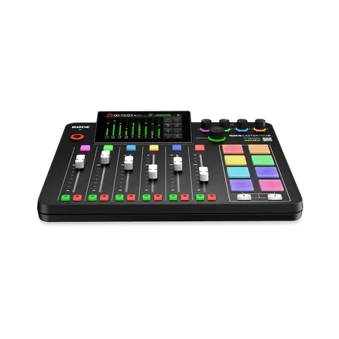 Rode Caster Pro II / externí zvuková karta / Bluetooth & USB-C & Wifi & Ethernet / 16 & 24 bitů / 44.1 & 48kHz