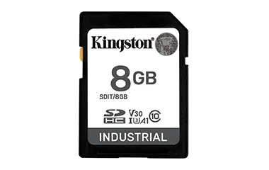 Kingston Industrial pSLC SDHC 8GB / UHS-I V30 / U3 / A1 / Class 10 / Odolná