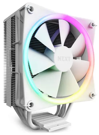 NZXT T120 RGB bílá / Chladič CPU / 120 mm / 17.9-30.6dB @ 500 - 1800 RPM / 4 heatpipes / PWM / pro Intel & AMD