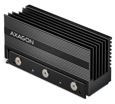AXAGON CLR-M2XL, hliníkový pasivní chladič pro jedno i oboustranný M.2 SSD disk, výška 36 mm
