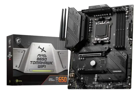 MSI MAG B650 TOMAHAWK WIFI / AMD B650 / DDR5 / SATA III RAID / USB / 2.5GLAN / Wi-Fi / M.2 / sc.AM5 / ATX