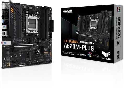 ASUS TUF GAMING A620M-PLUS / AMD A620 / DDR5 / SATA III RAID / USB / 2.5GLAN / M.2 / sc.AM5 / m-ATX