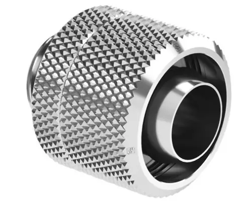 Barrow G1/4 (M) kompresní šroubení pro 16/10 hadici stříbrná