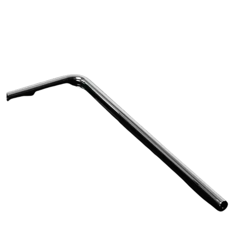 Barrow Měděná pevná trubice 14/12 délky 630mm - koleno 90° stříbrná