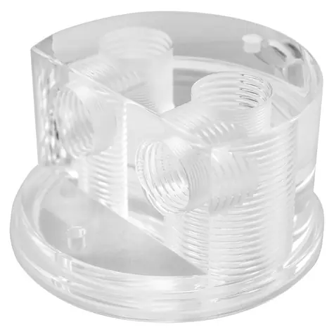 Singularity Computers Protium Quad Port Cap čirá / Zátka k expanzní nádrži / 4x G1/4