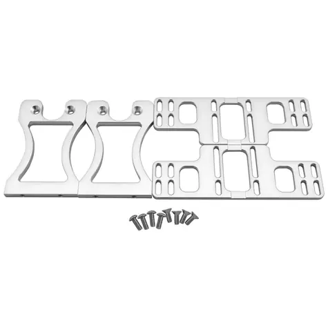 Singularity Computers Vertikální držák pro pumpu a nádrže stříbrná