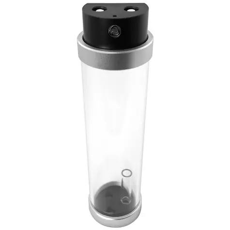 Singularity Computers Protium expanzní nádrž 200mm černá - stříbrná / 7x G1/4