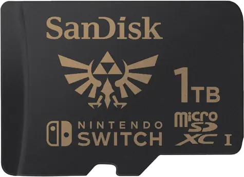 SanDisk Nintendo Switch microSDXC 1TB / Class 10 / UHS-I / U3 / čtení: až 100MBs / zápis: až 90MBs / vhodné pro 4K