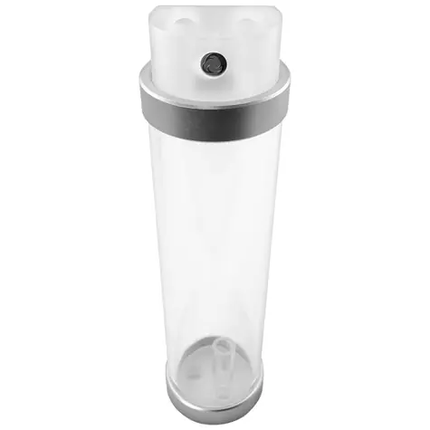 Singularity Computers PROTIUM-M-SF expanzní nádrž 200mm matná - stříbrná / 7x G1/4