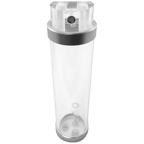 Singularity Computers PROTIUM-200-BA expanzní nádrž 200mm čirá - stříbrná / 7x G1/4  