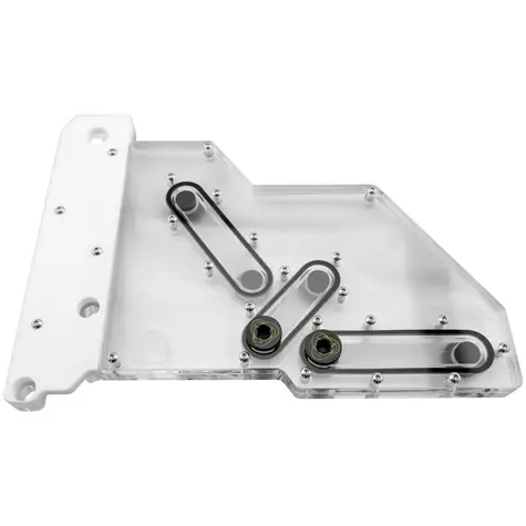 Singularity Computers Spectre 2.0 Elite boční distribuční panel bílá / 6x G1/4