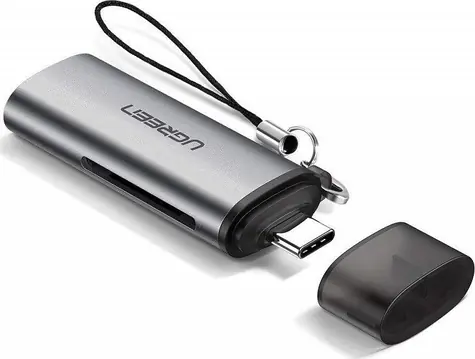 UGREEN 2in1 Čtečka karet microSD + SD USB-C 3.1 šedá