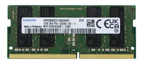 SAMSUNG M471A2K43EB1-CWE 16GB (1x 16GB) 3200MHz / DDR4 / CL22 / 1.2V / SO-DIMM / Non-ECC
