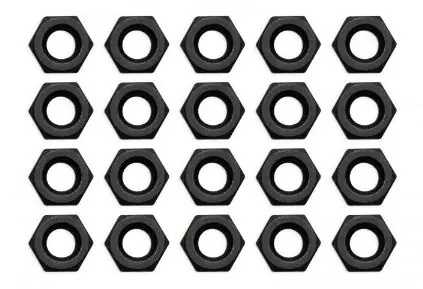 EKWB EK-Loop Nuts Set M4 Black (20pcs)