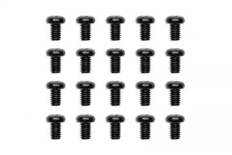 EKWB EK-Loop Phillips Head Screw Set M4x5mm - Black (20pcs)