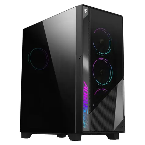 GIGABYTE AORUS C500 GLASS černá / E-ATX / 2x USB3.0 + 1x USBC3.0 / 4x 120mm / bez zdroje / průhledná bočnice 