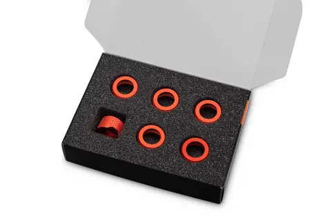 EKWB EK-Quantum Torque Compression Ring 6-Pack HDC 12 - Red