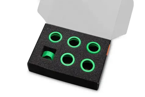 EKWB EK-Quantum Torque Compression Ring 6-Pack HDC 16 - Green