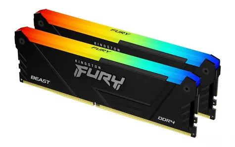 Kingston FURY Beast RGB 32GB (1x32GB) DDR4 3200MHz / CL16 / DIMM / XMP