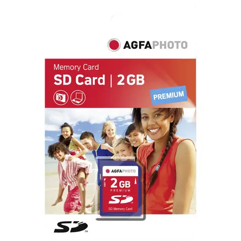 AgfaPhoto SD Card 133x Premium 2GB / R:20 MB/s / W:10 MB/s / Class 4