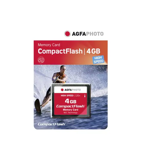 AgfaPhoto Compact Flash 120x CF 4GB / R:18 MB/s / W:10 MB/s