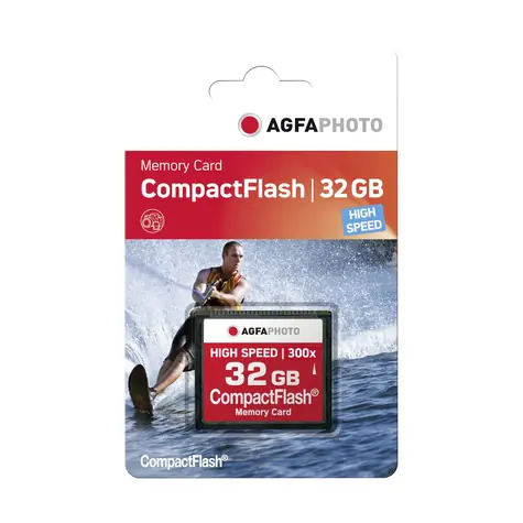 AgfaPhoto Compact Flash 300x CF 32GB / R:45 MB/s / W:25 MB/s