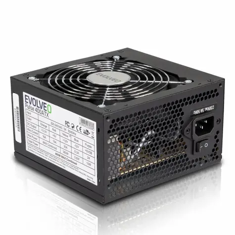 EVOLVEO zdroj 400W PULSE ATX / ATX 2.2 / 4x SATA / 12cm ventilátor / bulk