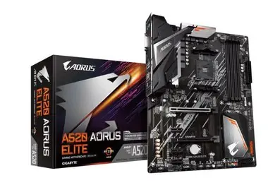 Rozbaleno - GIGABYTE A520 AORUS ELITE (rev. 1.0) / AMD A520 / DDR4 / SATA III RAID / USB / GLAN / M.2 / sc.AM4 / ATX / rozbaleno