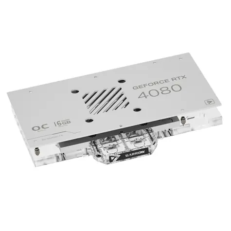Barrow LRC2.0 Gigabyte RTX 4080 Aorus Aurora bílá / vodní chladič vga / RGB / akryl