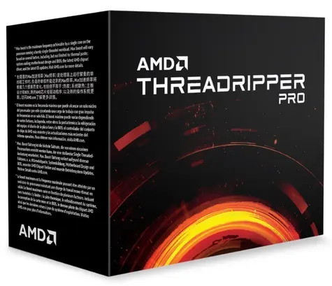 AMD RyzenThreadripper PRO 5955WX @ 4.0GHz / Turbo 4.5GHz / 16C32T / L2 8MB L3 64MB / WRX8 / Zen3 / 280W
