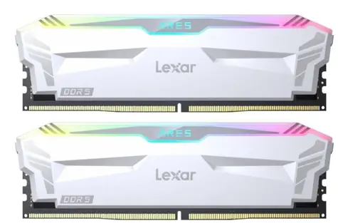 Lexar ARES DDR5 32GB (kit 2x16GB) 6400MHz bílá / UDIMM / DDR5 / CL32 / XMP 3.0 / ECC