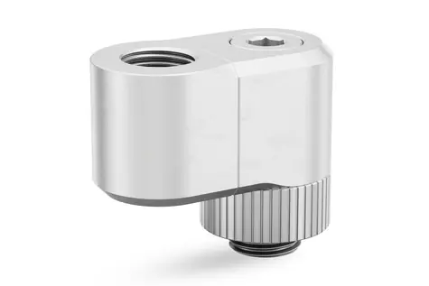 EKWB EK-Quantum Torque Double Rotary Offset 21 - Satin Titanium