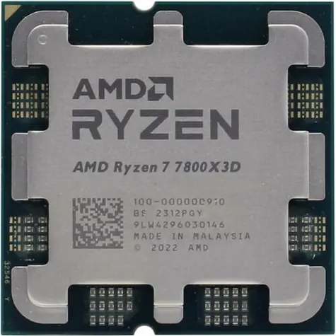AMD RYZEN 7 7800X3D @ 4.2GHz - TRAY / Turbo 5.0GHz / 8C16T / L2 8MB L3 96MB / AM5 / Zen 4 / 120W