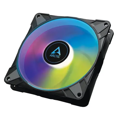 ARCTIC P14 PWM PST ARGB černá / 140 mm / Fluid Dynamic Bearing / 200-1900 RPM / 68.9 CFM / 4-pin + 3-pin RGB